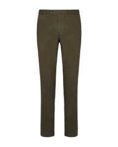 Twill chinos trousers brown_0